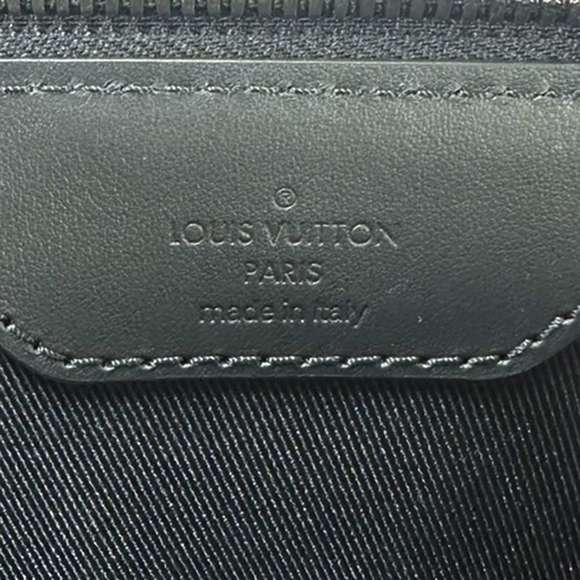 Louis Vuitton Tote Bag Monogram Eclipse Sac Plat Cross Shoulder Black - Picture 13 of 14